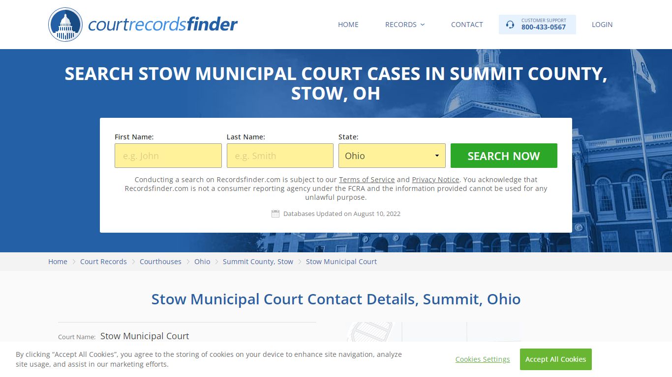 Stow Municipal Court Case Search - Summit County, OH ...